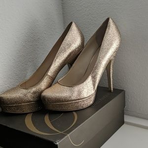 Gold Glitter Enzo Angiolini